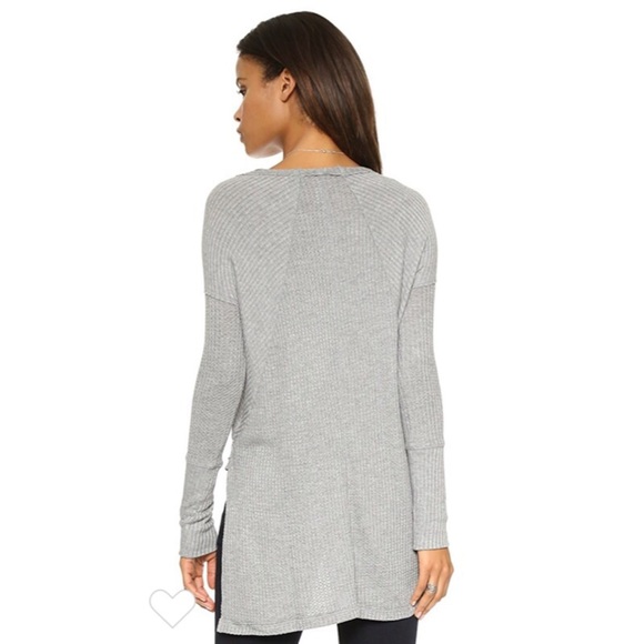 Free People Drippy Yarn Gray Ventura Thermal - Picture 3 of 7